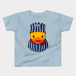 Train Conductor Rubber Duck Kids T-Shirt